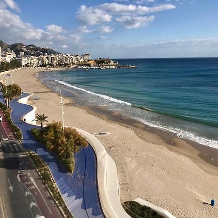 Los Fernandos, 1st line Beachfront Poniente, 2 bedroom apartment Ocean Terrace Benidorm Exterior foto