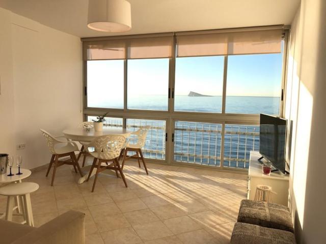 Los Fernandos, 1st line Beachfront Poniente, 2 bedroom apartment Ocean Terrace Benidorm Exterior foto